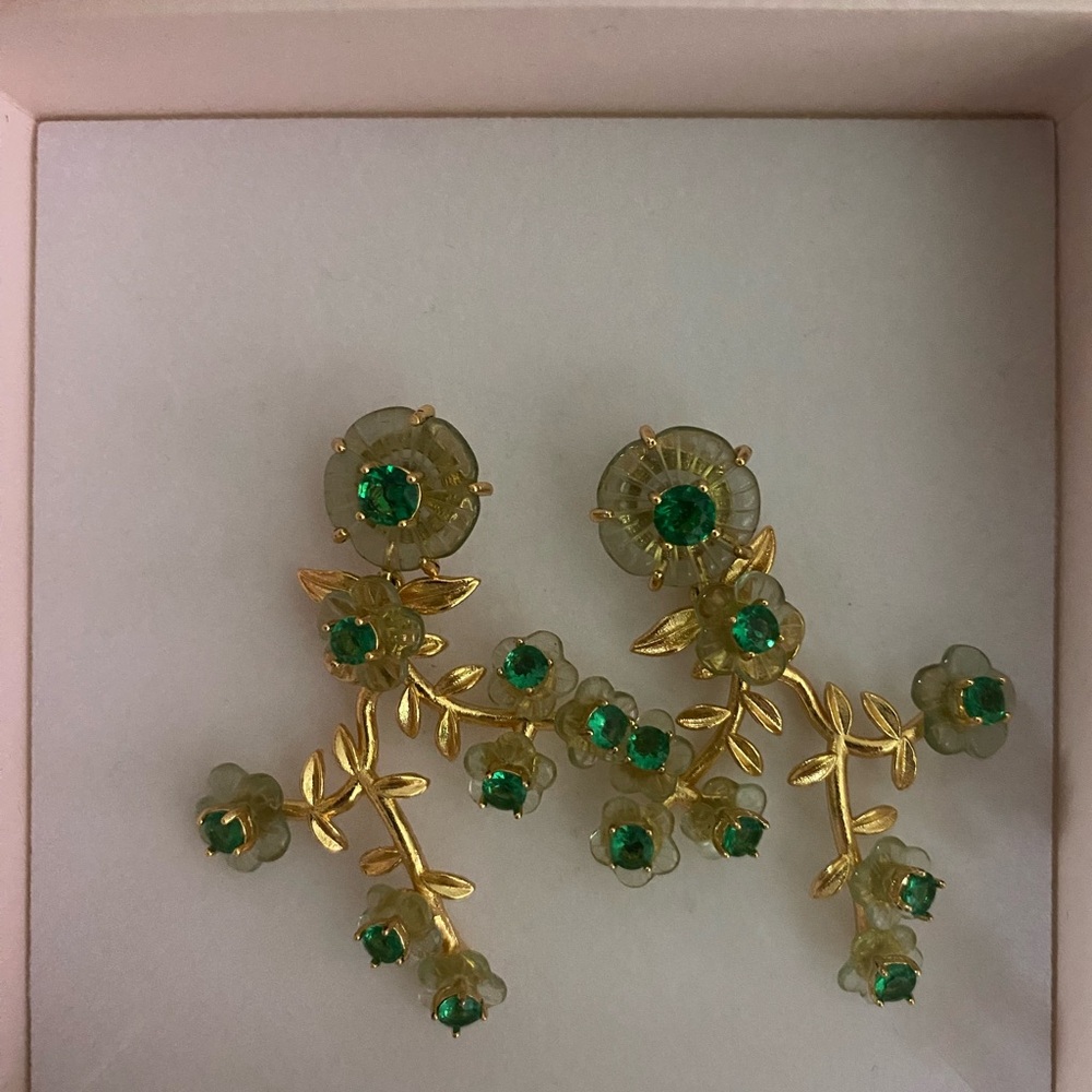 Nicola Bathie Chinisorie Vine Earrings